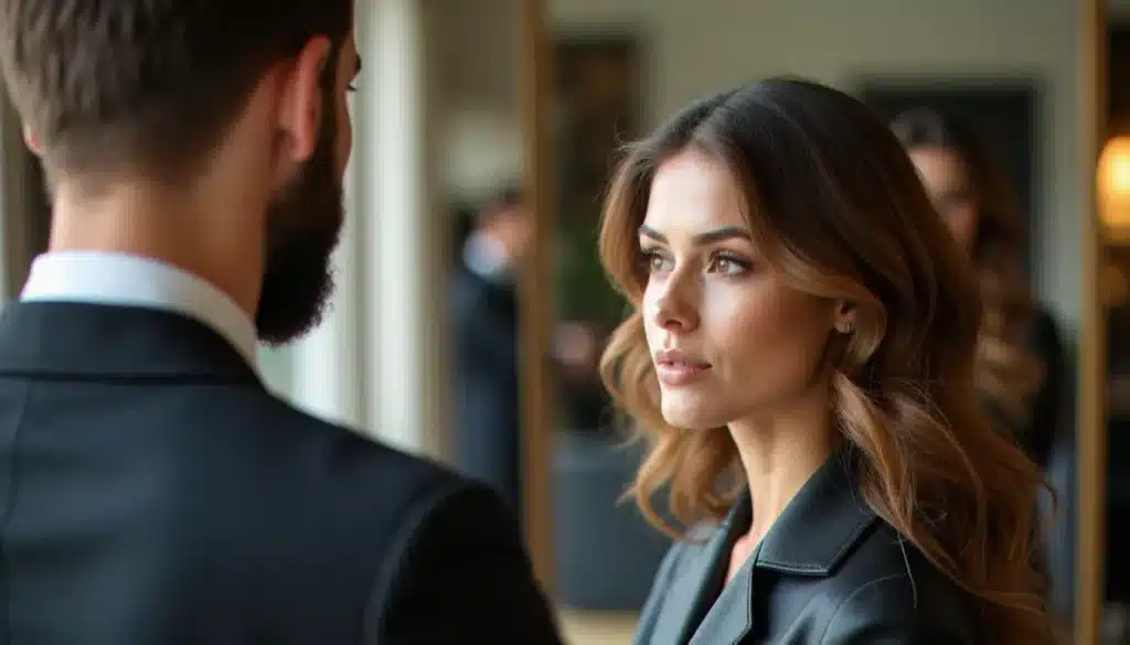 comment choisir son coiffeur a vichy featured Cliente en consultation avec une coiffeuse pour illustrer comment choisir son coiffeur a vichy