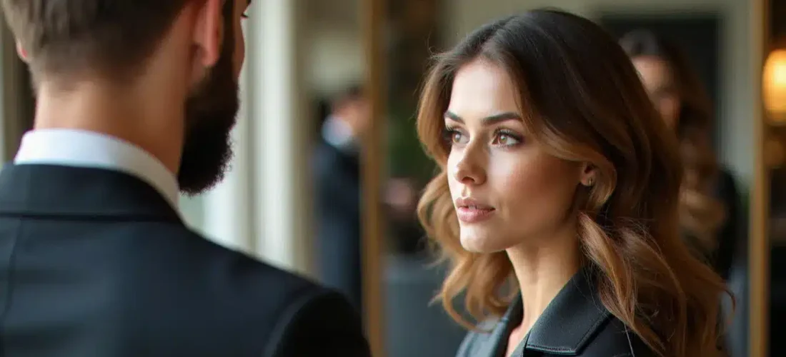 Cliente en consultation avec une coiffeuse pour illustrer comment choisir son coiffeur a vichy